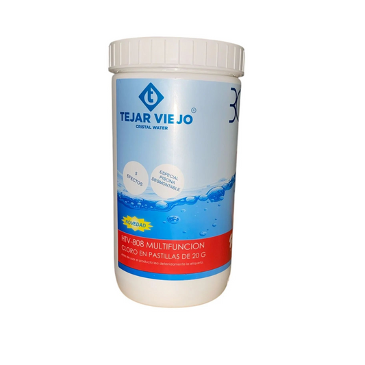 HTV-808 CLORO EN PASTILLAS MULTIFUNCIÓN 1KG TEJARVIEJO