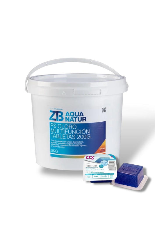CLORO MULTIFUNCION +GEL FLOCULANTE
